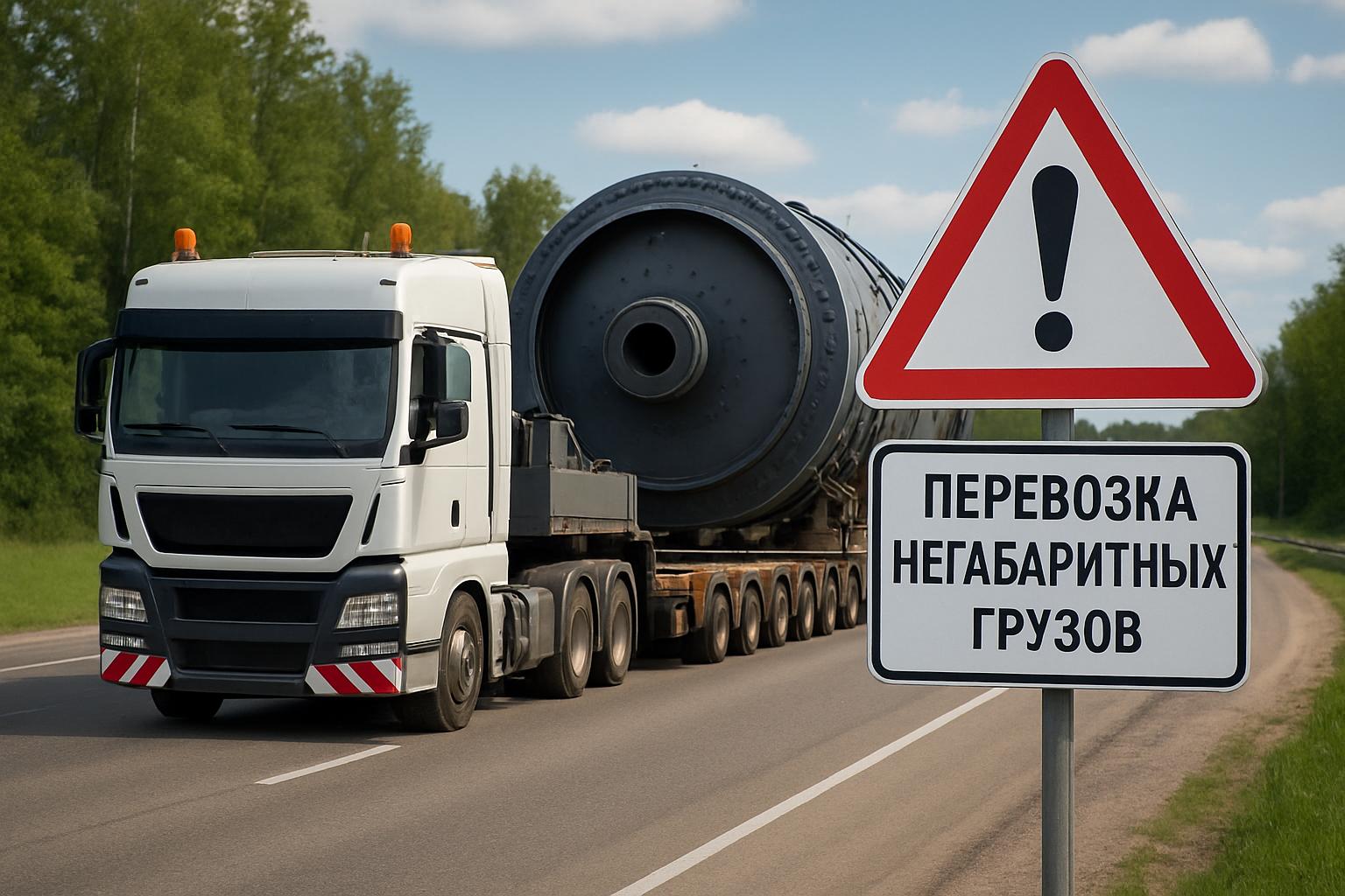 Перевозка негабаритных грузов: разрешения, маршруты, безопасность